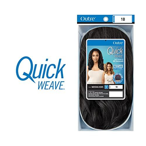 Outre Outre Synthetic Quick Weave Wig - Neesha H305 (Color:DRGIBRN)