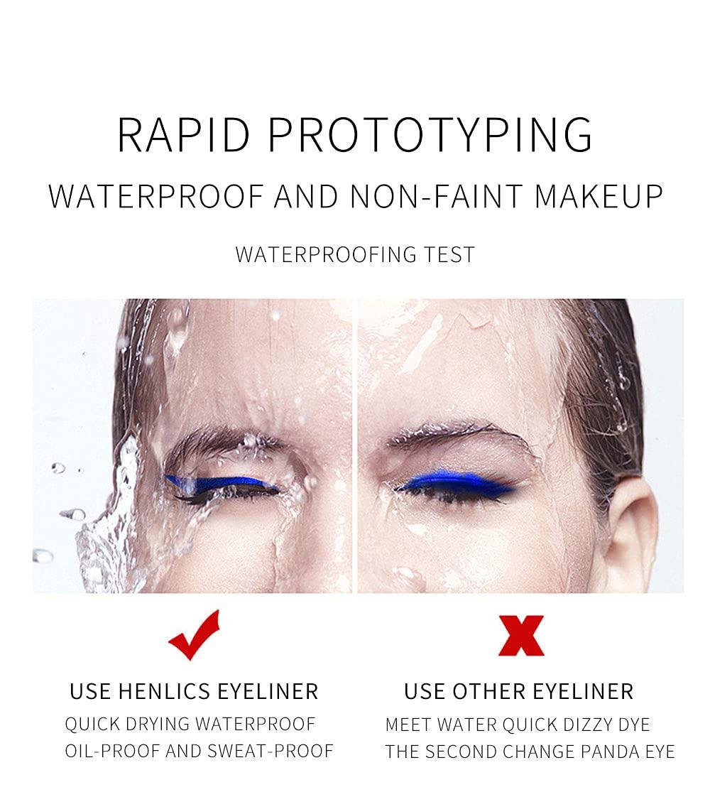 BestLand BestLand 12 Colors Matte Liquid Eyeliner Set Rainbow Colorful Neon Eyeliner Pencil Pigmented Waterproof Smudgeproof Long Lasting Gel Eye Liner Christmas Makeup Gift Kit for Women (Set E)