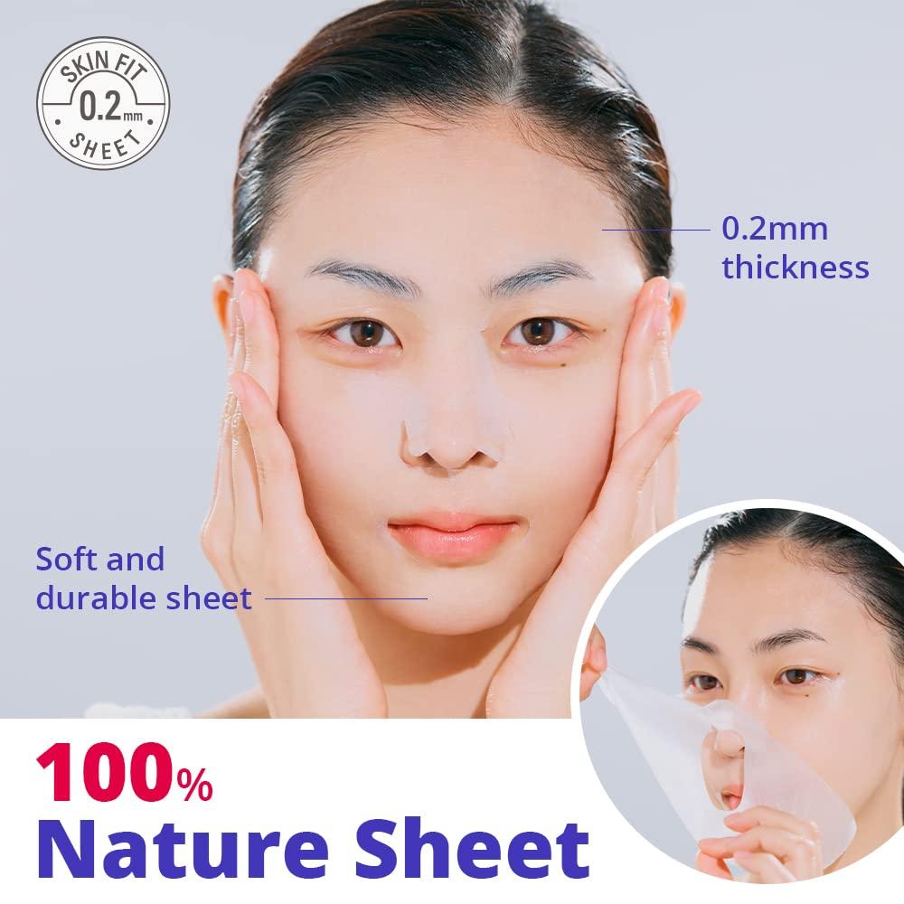 DERMATORY DERMATORY Hypoallergenic Cica Pick Up Mask, Thin Sheet Masks (0.2mm), Gentle, Moisturizing, Soothing, Healing, Calming Cica Skincare, Centella Asiatica, Guaiazulene, Panthenol (30 Sheets)