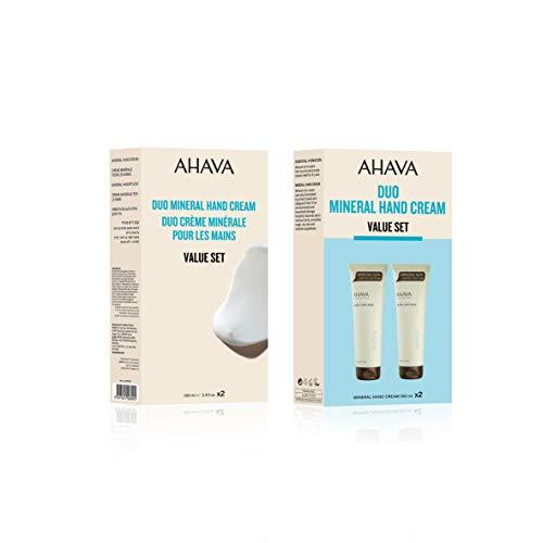 AHAVA AHAVA Duo Active Dead Sea Minerals Hand Cream 2 x 150 ML - Value Set,5.1 Fl Oz (Pack of 2)
