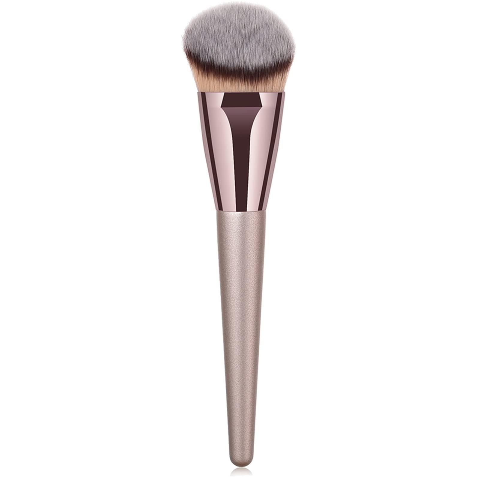 Acivin Professional Angled Foundation Brush Premium Synthetic Kabuki Makeup Brush Bronzer Contour Brush Cosmetic Applicator for Blending Liquid Powder BB Cream Vegan Brochas de Maquillaje