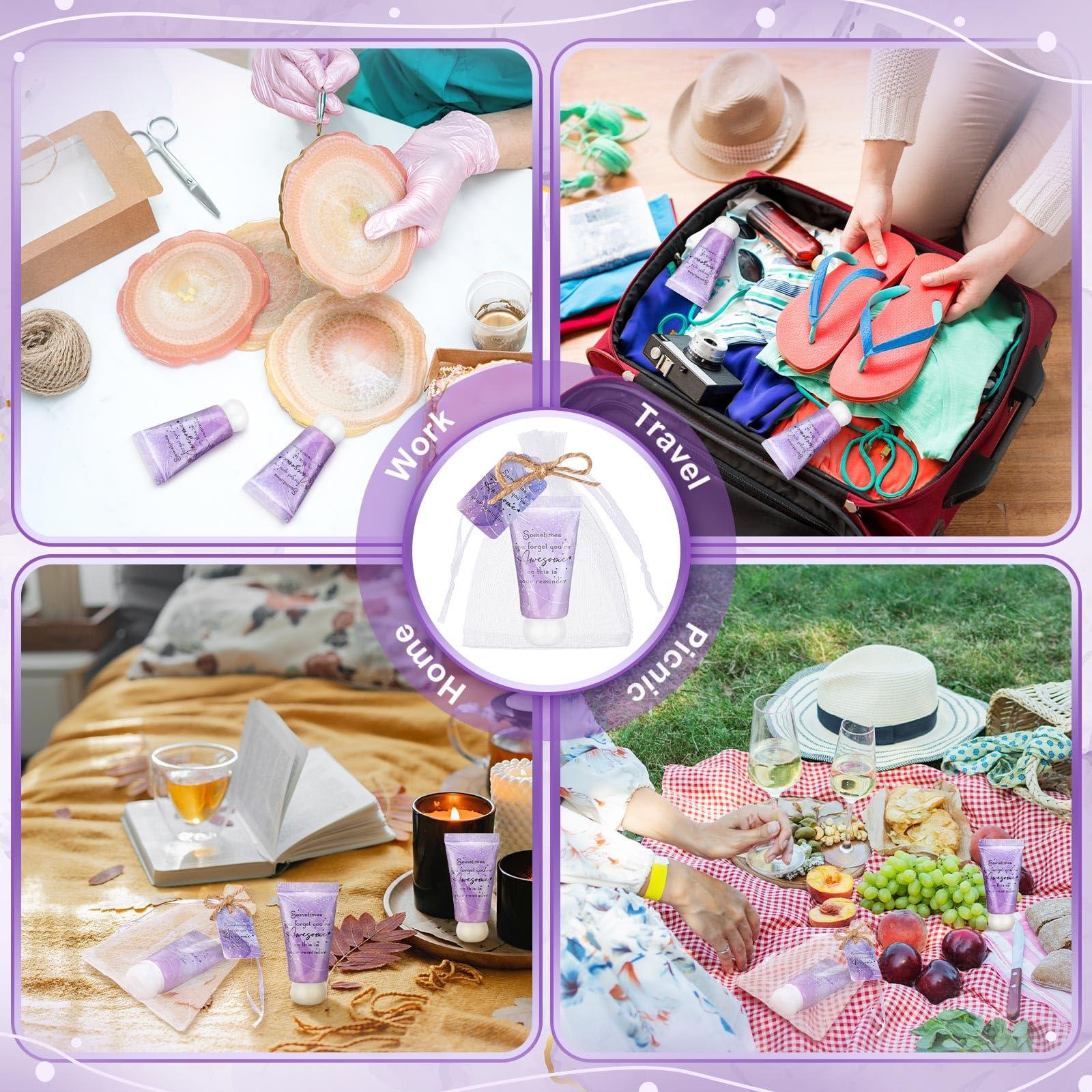 Dansib Dansib 48 Sets Employee Appreciation Gifts Bulk Christmas Gifts for Coworkers Thank You Hand Cream Gift for Women Appreciation Travel Hand Lotion for Volunteer Staff Holiday Christmas(Marble)