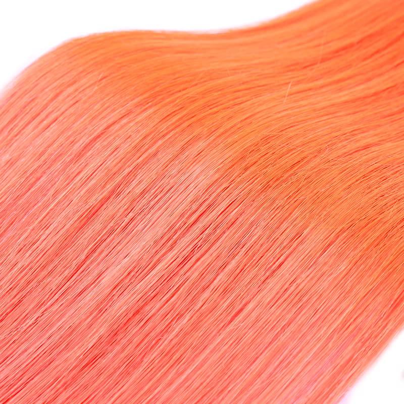 ELIHAIR ELIHAIR Red Hair Weft Bundles Straight Hair Weave 100g/bundle 14inch