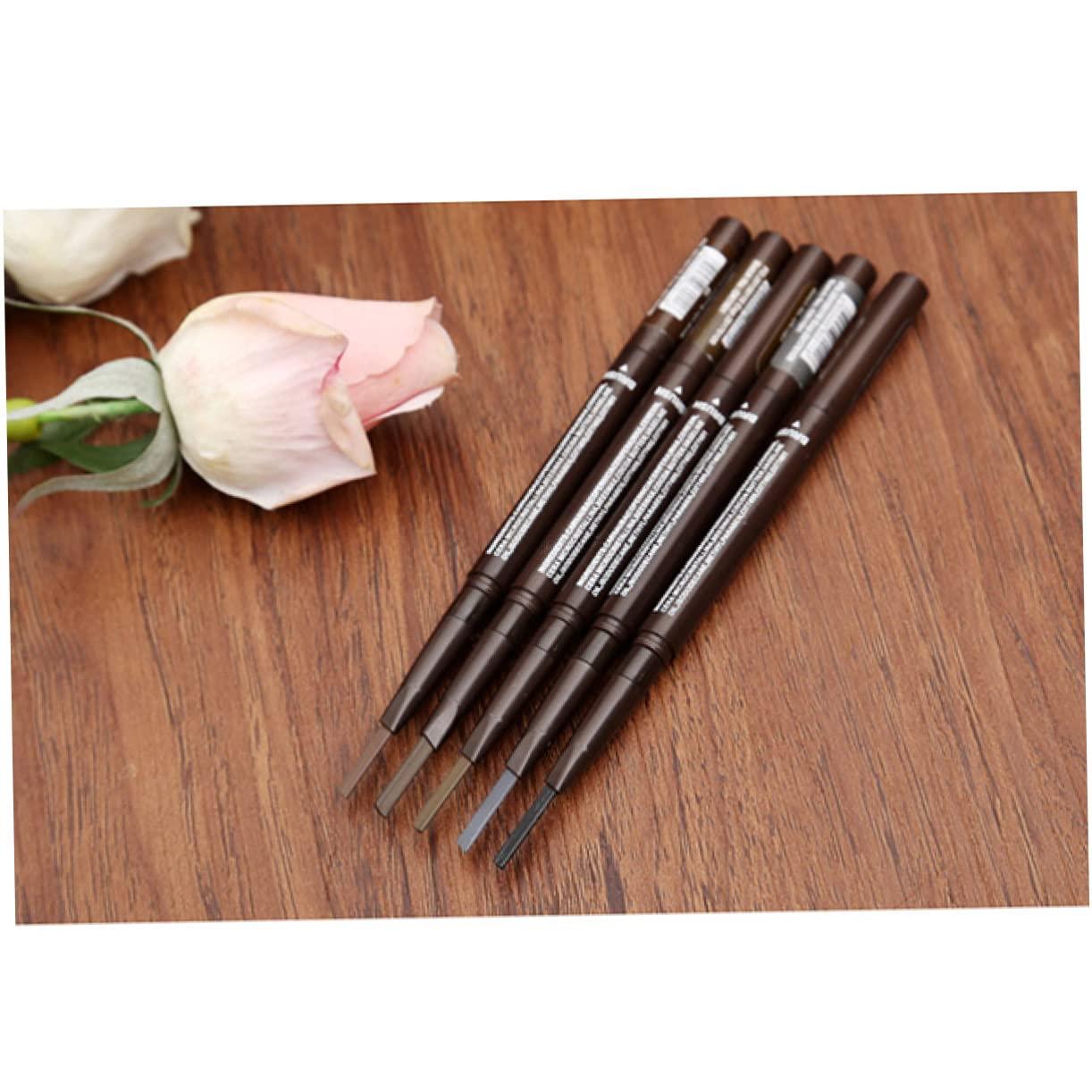 MERRYHAPY MERRYHAPY 2 1 Eyebrow Pencil Waterproof Brow Brush Waterproof Brow Pencil Double Headed Eyebrow Black Eyebrow Pencil Eyebrow Pen Eyebrow Pencils To Rotate Spiral Makeup