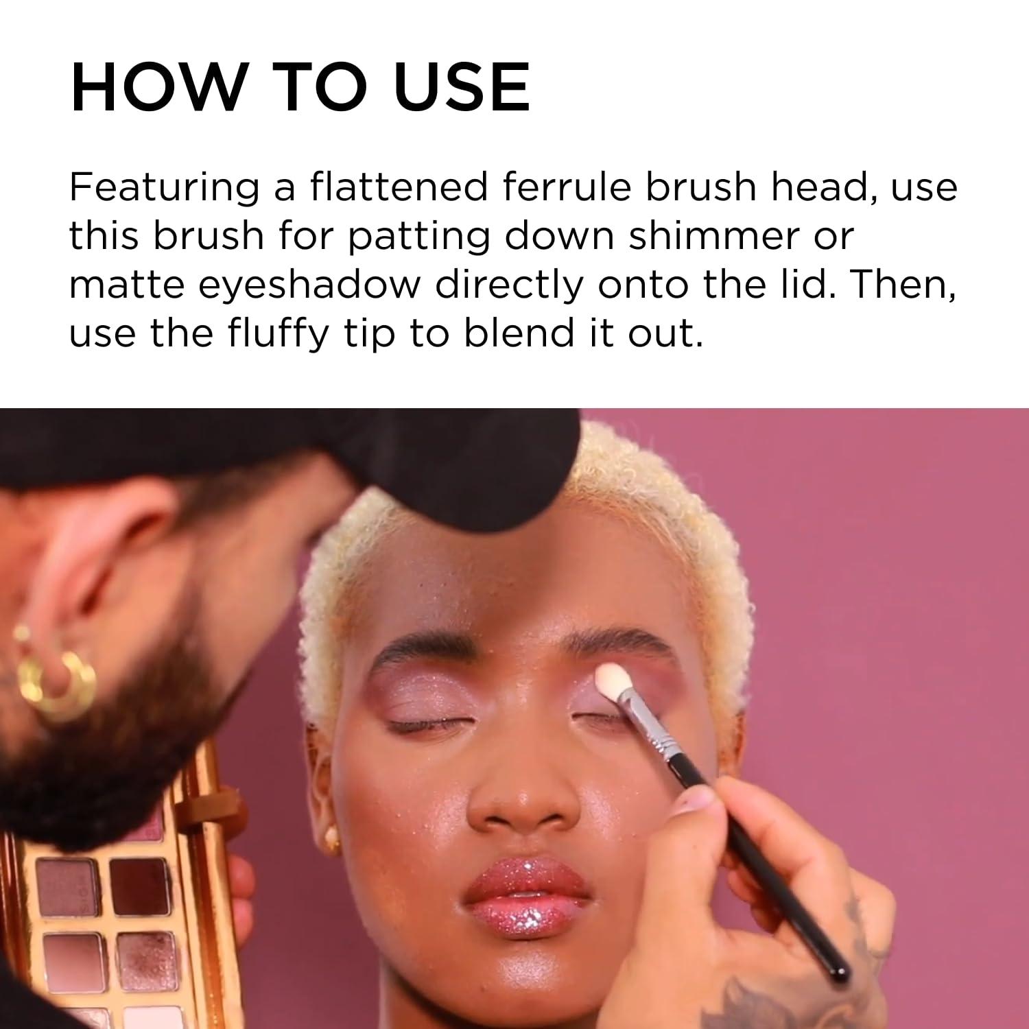 Sigma Beauty Sigma Beauty Professional E25 Max Eyeshadow Blending Brush Professional Eyeshadow Brush for Seamless Eyeshadow Blending, Softens Dramatic Edges & Harsh Lines for a Well Blended Effect (1 Brush)