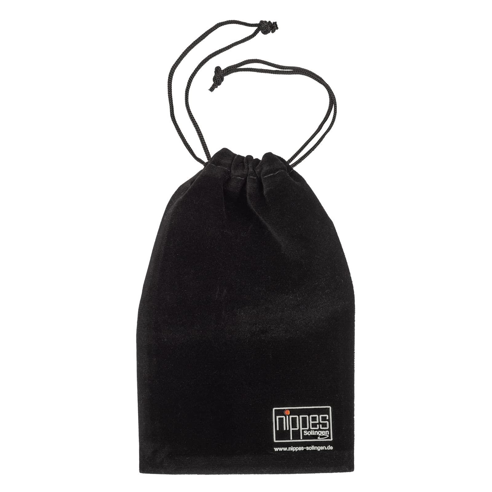 Nippes Nippes Solingen Manicure Set, 7-Piece, Stainless Steel, Nickel-Free, Genuine Brown Cowhide Leather Case Made In Solingen Germany