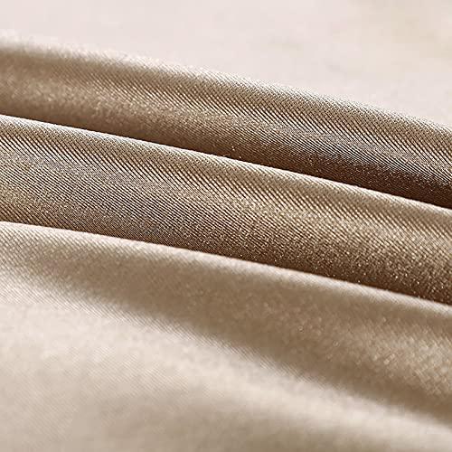 KKLT KKLT 4-piece Microfiber Massage Table Sheet Set,Spa Salon Bed Cover Solid Color Beauty Bedspreads for Body Physiotherapy Massage-Golden 190x75cm(75x30inch)