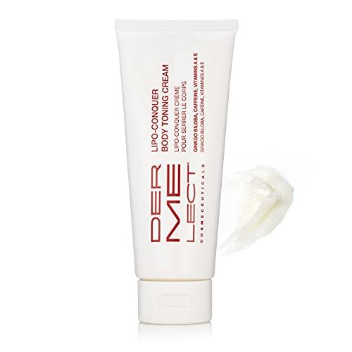 Dermelect Cosmeceuticals Dermelect Lipo Conquer Body Toning Cream for Body Anti Aging Cream with Retinol, Caffeine, Ginkgo Biloba, Tightening & Firming for Love Handles Cellulite Sagging Loose Skin Dimpling Stretch Marks 4 oz