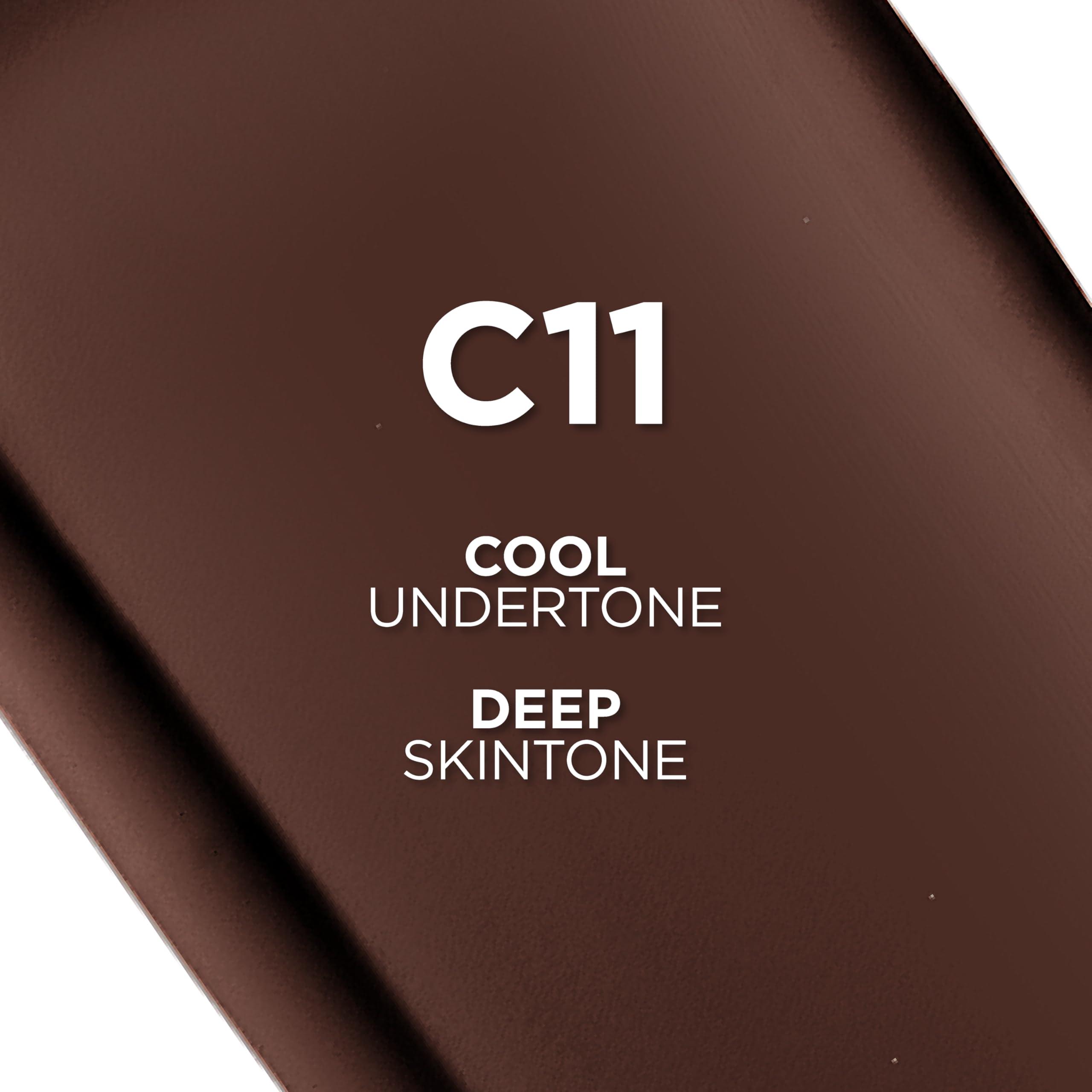 L’Oréal Paris L\'Oreal Paris True Match Super-Blendable Foundation, Medium Coverage Liquid Foundation Makeup, C11, Deep, 1 Fl Oz