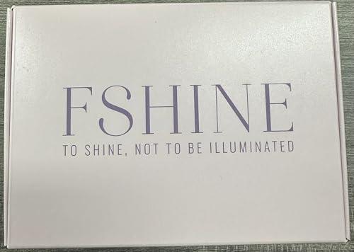 Fshine Fshine White Blonde Clip in Hair Extensions Human Hair 18 Inch Icy Blonde Remy Hair Extensions Clip in Remy Hair Clip in Human Hair Extensions Full Head 7pcs 135 Gram