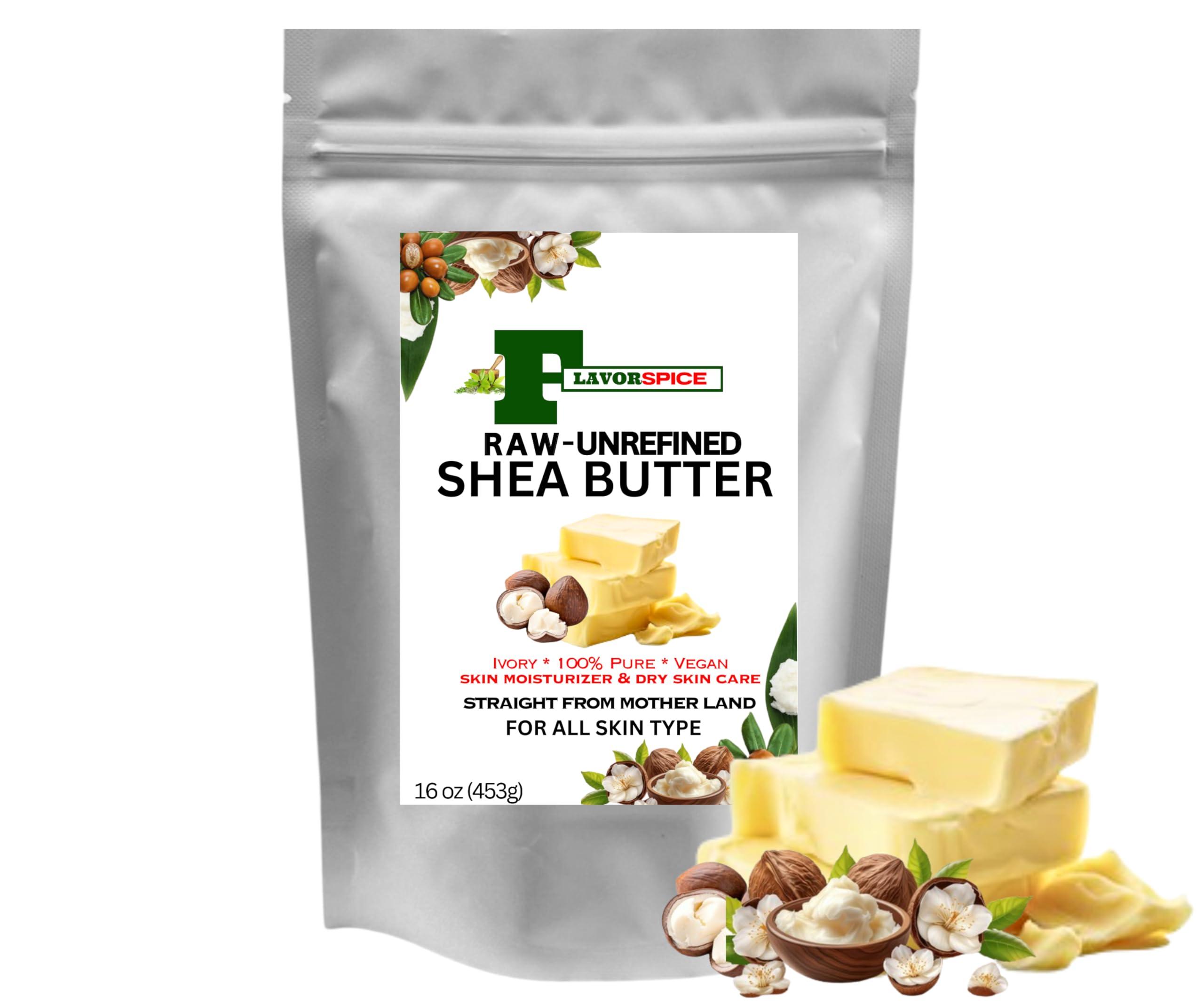 Generic Yellow Shea Butter 1LB |100% Raw, Pure and Unrefined | For Hair, Skin Moisturizer, Face, Body and for Soap Making Base and DIY Whipped Lotion, Oil | PACK OF 2