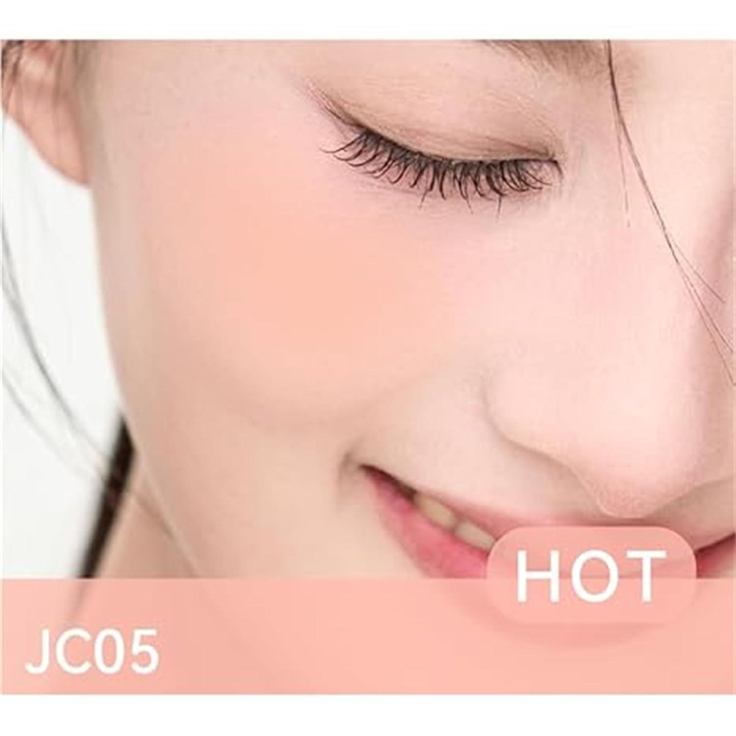 Krisuary Aztk Liquid Blush,Aztk Jello Color Liquid Blush,Aztk Blush Lotion,Matte Nude Pink Orange Makeup Blusher Cream,Liquid Blush With Sponge Head,Liquid Liquid Blusher (#07)