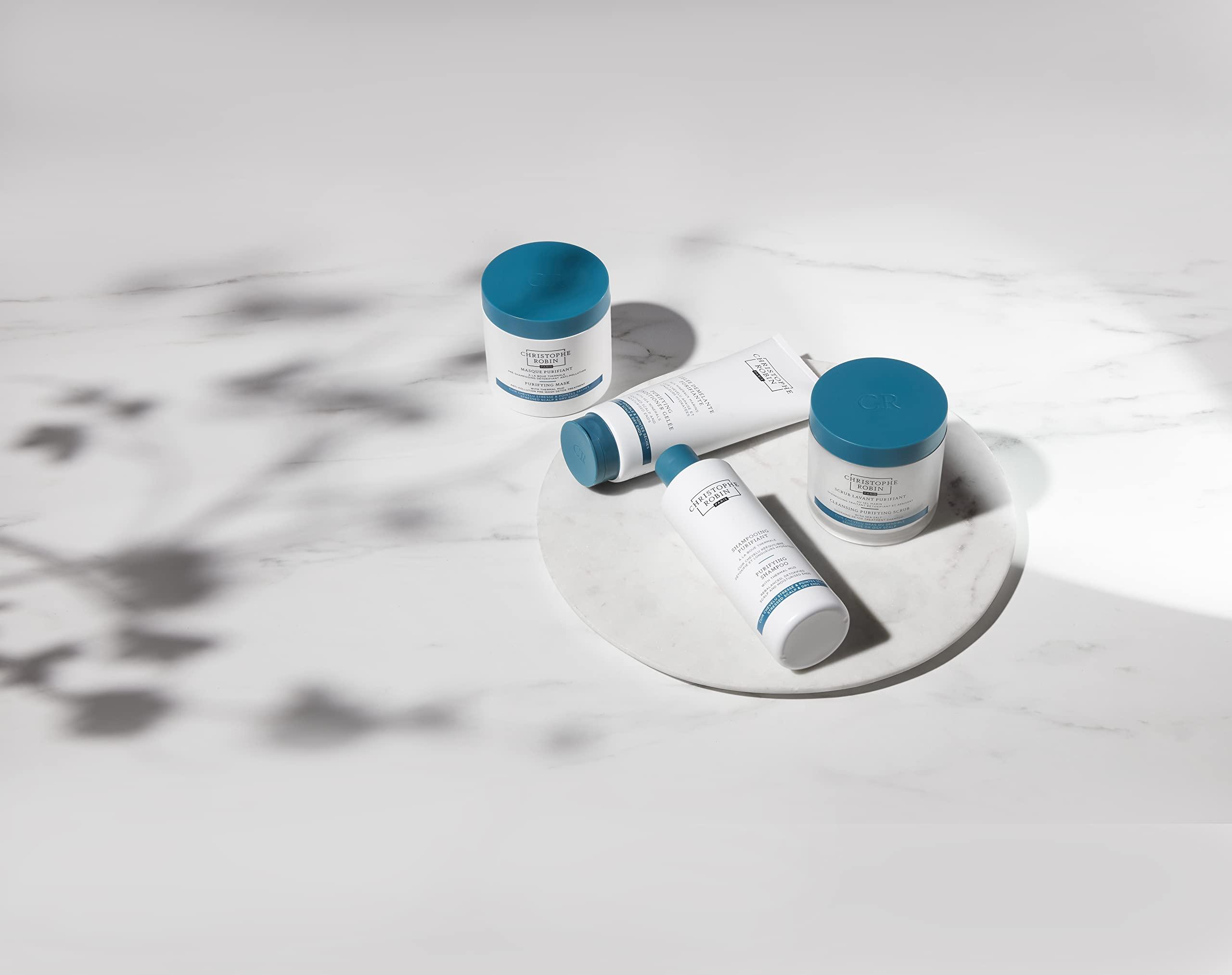 Christophe Robin Christophe Robin Purifying Shampoo with Thermal Mud 75ml (Pack of 2)