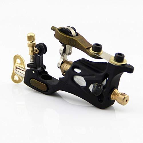 TAONE Professional Alloy Rotary Tattoo Machine Gun Motor Liner Shader Coloring Lightweight Low noise Classic Tattoo Supplies Frame Kit Beginner Tattooist (Black)