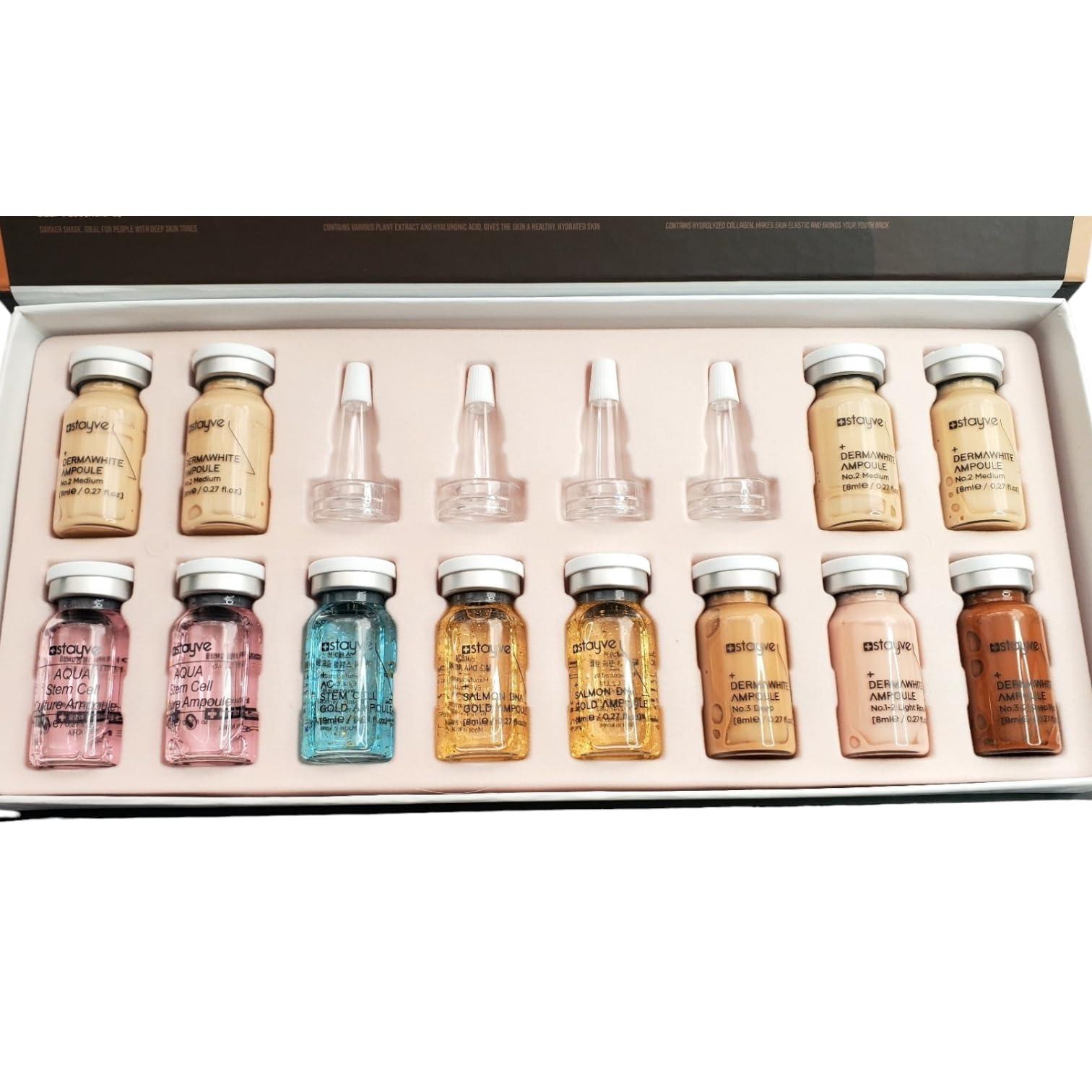 Stayve Stayve BB Shine Glow Customized Kit Booster and Pigments Mix - 12 Vials