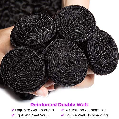 Alibeauty Alibeauty Malaysian Virgin Hair Deep Wave Bundles 9A Remy Human Hair 4 Bundles Wet and Wavy Deep Wave Hair BUndles No Shedding No Tangle (12 14 16 18inch)