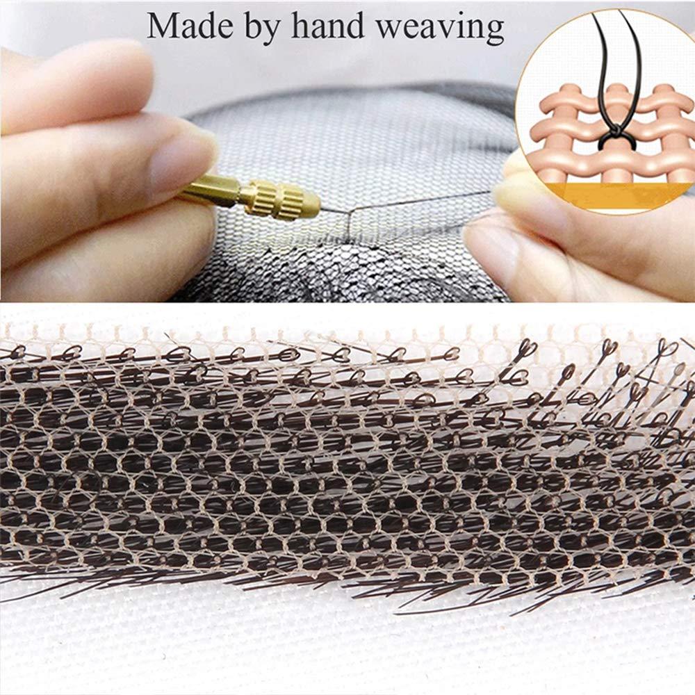 CliCling 100% Human Hair False Brows for Men and Women Re-Usable Lace Base Fake Eyebrows Black Color (MM-A2)