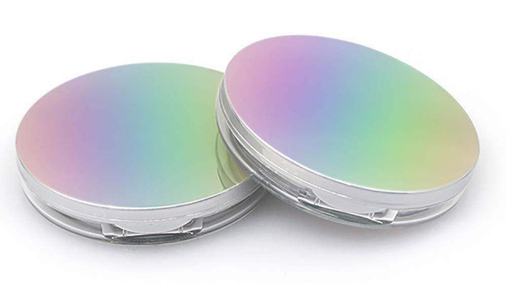 BesYouSel BesYouSel 5g Empty Compact Powder Empty Refillable Loose Powder Box Case Plastic Portable Mini Makeup Loose Powder Puff Box with Container Holder Powder Puff and Sifter,Pack of 5