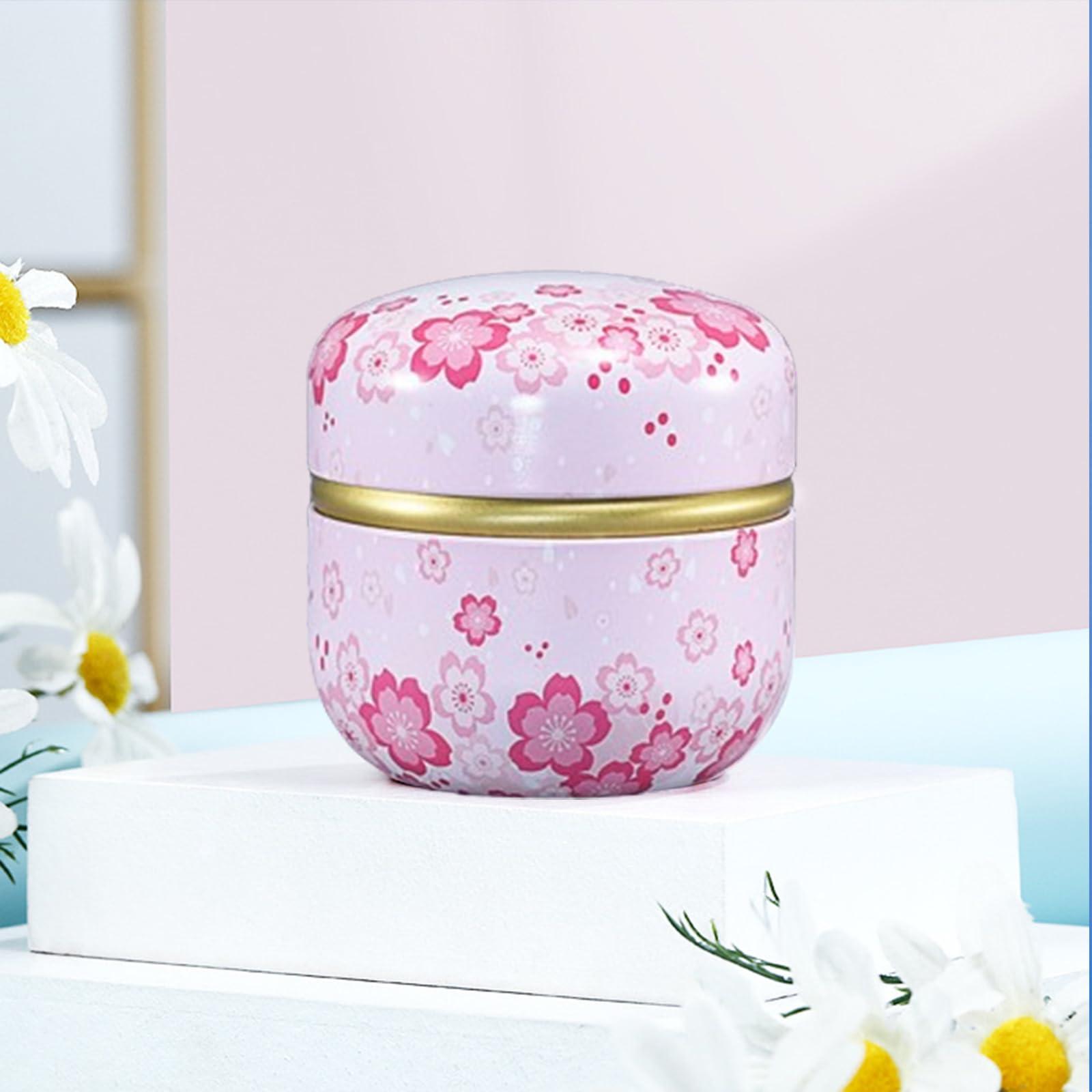 Qopoto Qopoto Body Powder Puff and Container for Dusting Powder, Women Powder Puff and Powder Case for Bath and Travel (Light Pink)