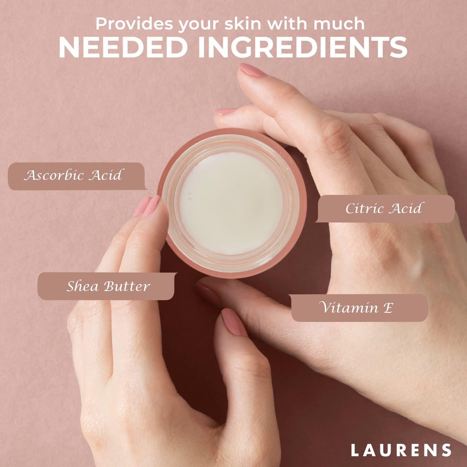 LAURENS BY LAUREN SORRENTINO Lip Mask From Skincare By Laurens- Soothing Moisturizer Lip Care & Plumping Mask With Shea Butter, Ascorbic Acid, Citric Acid & Vitamin E- Moisturizes & Soothes Dry Skin & Chapped Lips- 0.5 fl oz