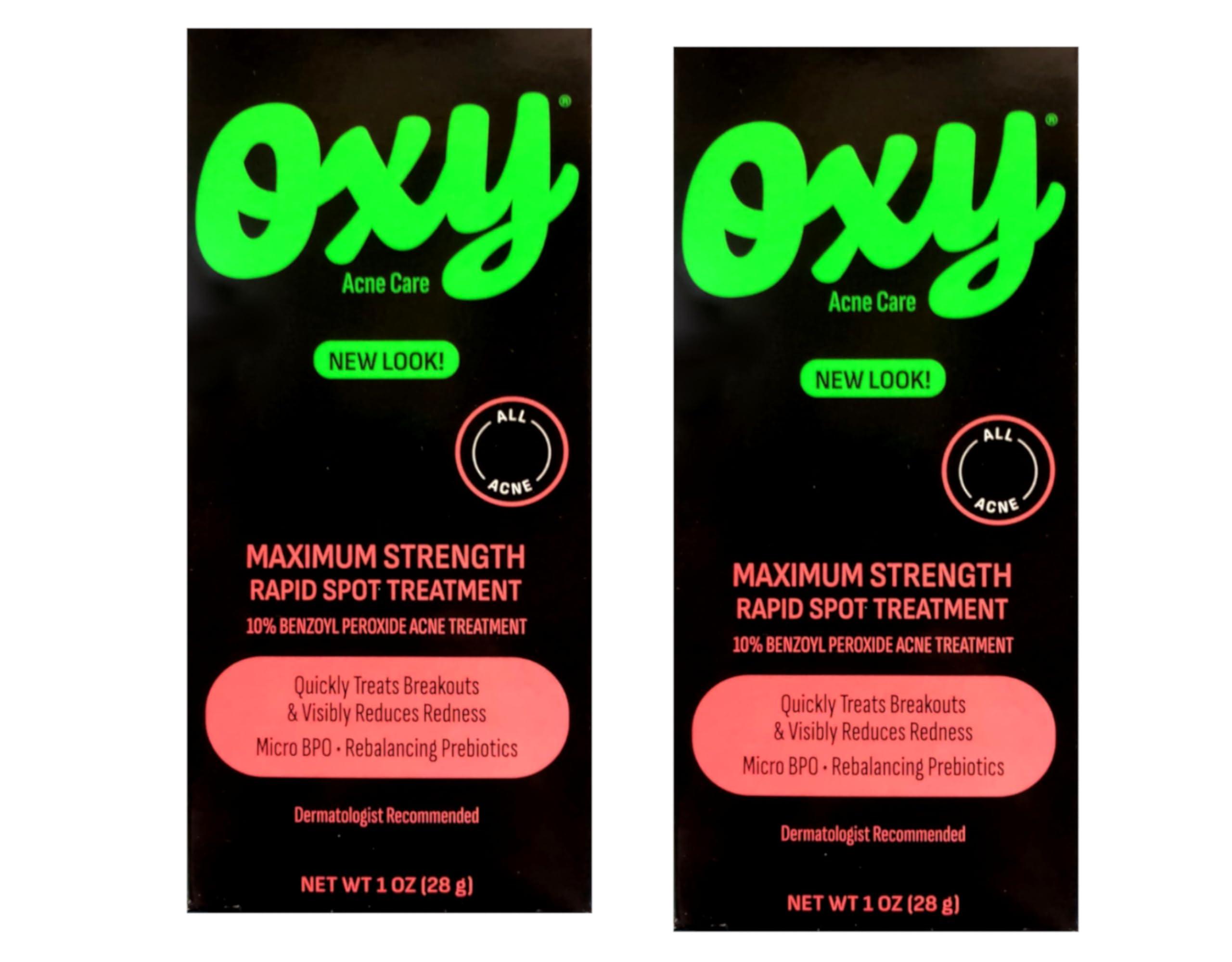 Unknown OXY Acne Medication Maximum Strength Rapid spot treatment 1 OZ (Pack of 2)