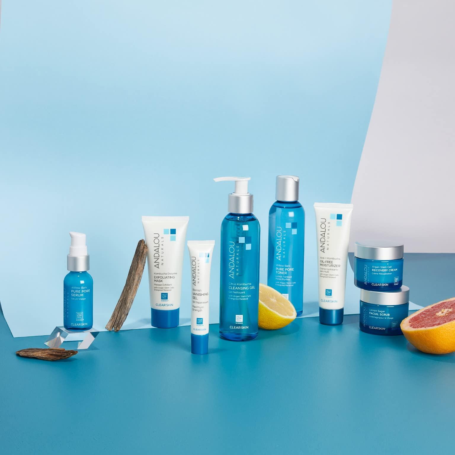 Andalou Naturals Andalou Naturals Acai + Kombucha Oil-Free Moisturizer, White Tea, 2.1 Fl Oz