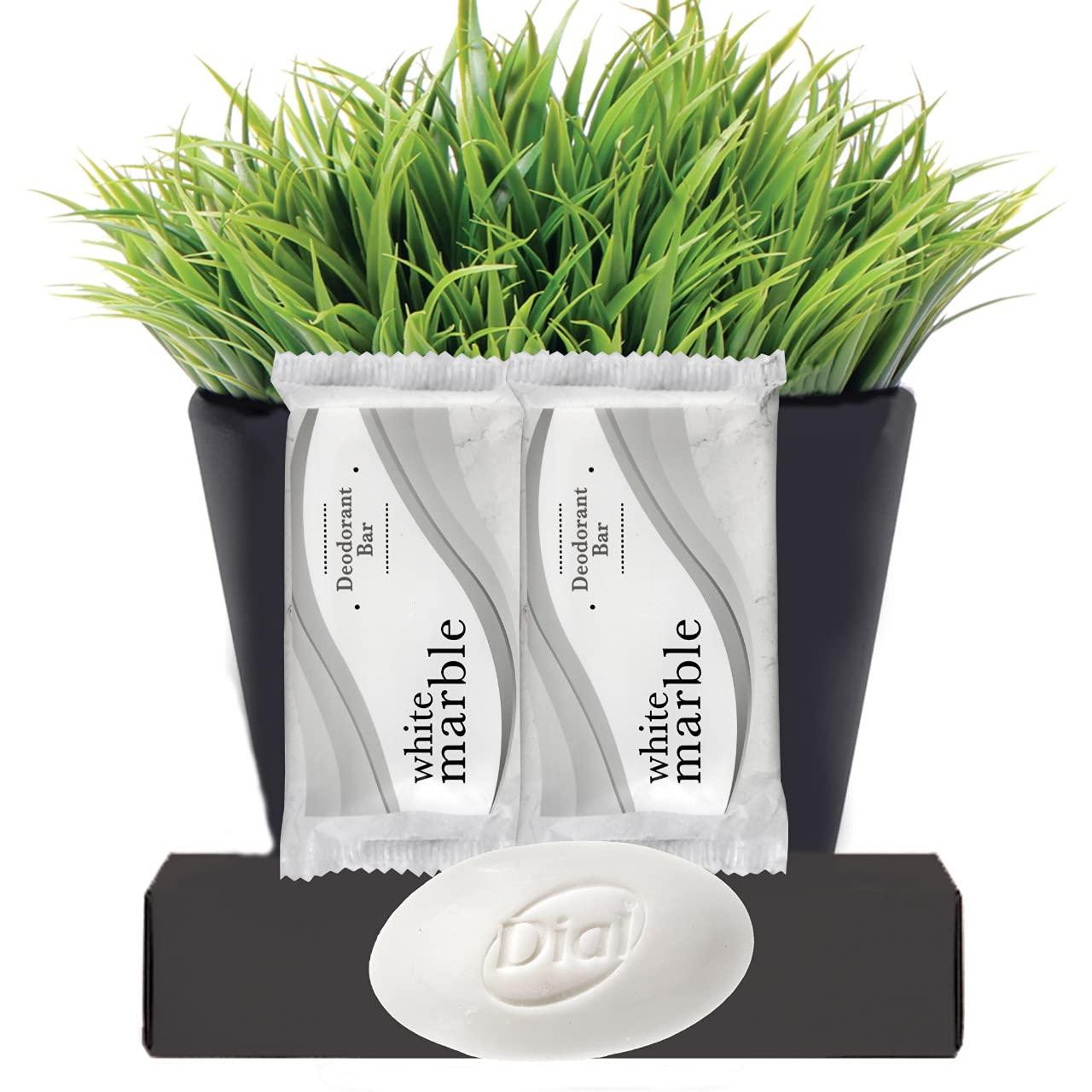 Dial Deodorant Dial Deodorant Hotel bar soap - Travel Size Body Moisturizing Bath Soaps Wrapped Sachets for Hotels, Rentals, Camping, Guest Room, Charity Pack Mild & Fresh Scent 50 White Bars Per Case # 1 1/2 Small