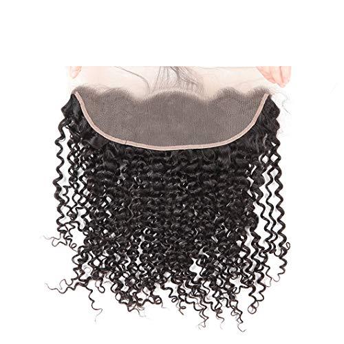 SSJFZM Hair Malaysian Hair Bundles With Closure Kinky Curly Hair 3 Bundles With Closure Frontal 100% Remy Human Hair Bundles Three Part 24 24 26 & Closure20
