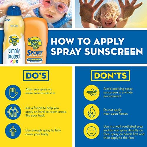 Banana Boat Banana Boat Kids Sport Tear-Free Sunscreen Spray, Kids Sport - SPF 50 - 6oz, Lotion