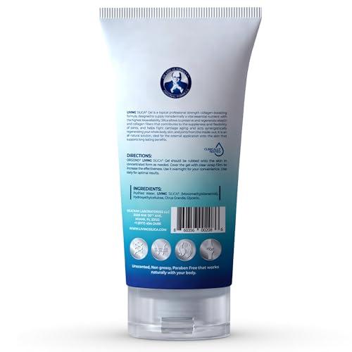 Orgono Living Silica Orgono Living Silica Mineral-Based Collagen Booster Gel | Topical Use & Dermal Absorption | Clinically Proven | Supports Skin & Joint Health | Promotes Hydration & Collagen Regeneration | 150mL