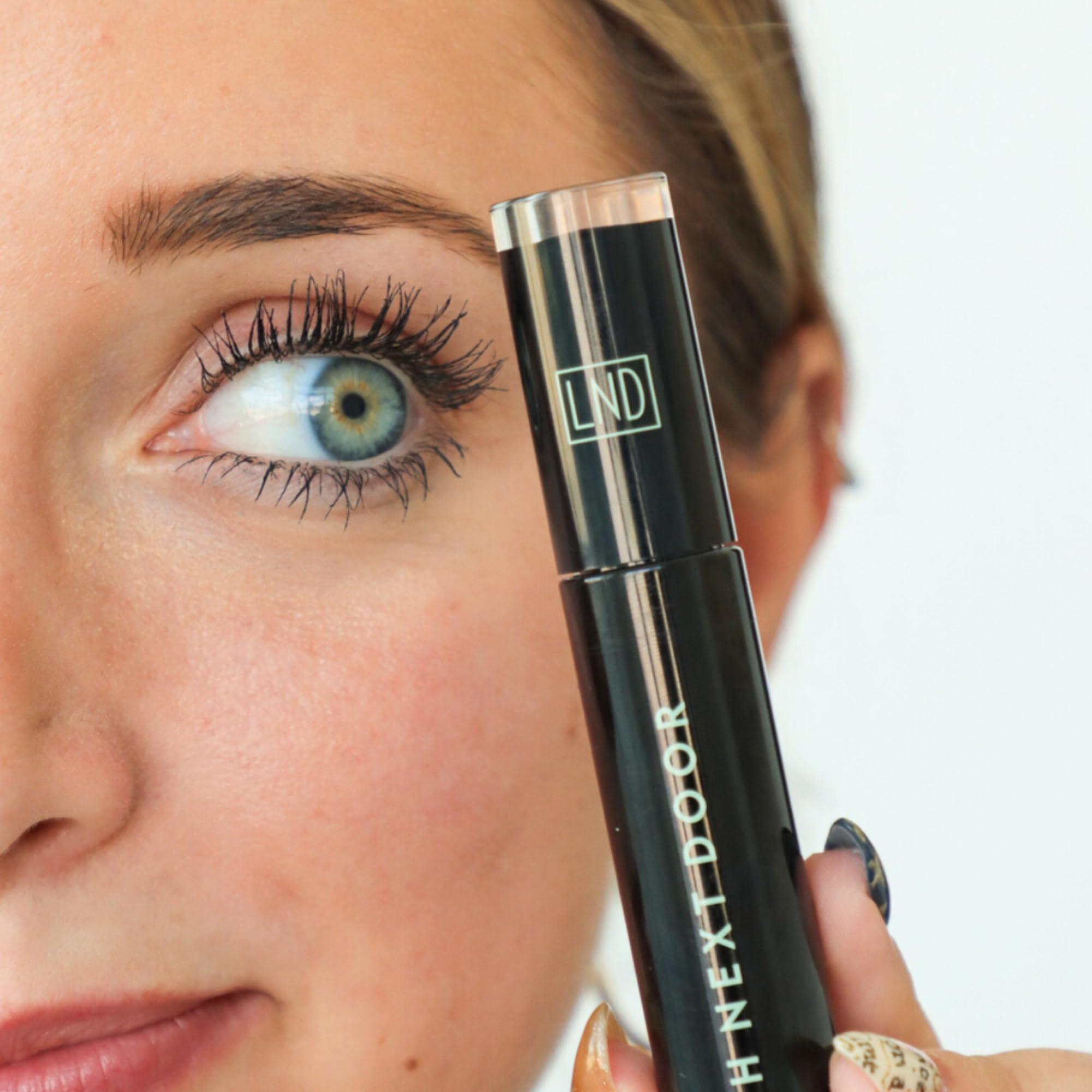LASH NEXT DOOR Lash Next Door Water Resistant Mascara Black Volume and Length - No Clump Volumizing Mascara for Thickening and Lengthening - Smudge Proof Lashes by Brooklyn and Bailey (1 Pack)