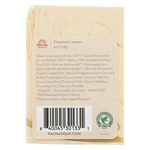 PACHA SOAP PACHA SOAP Coconut Lemon Bar Soap, 4 OZ