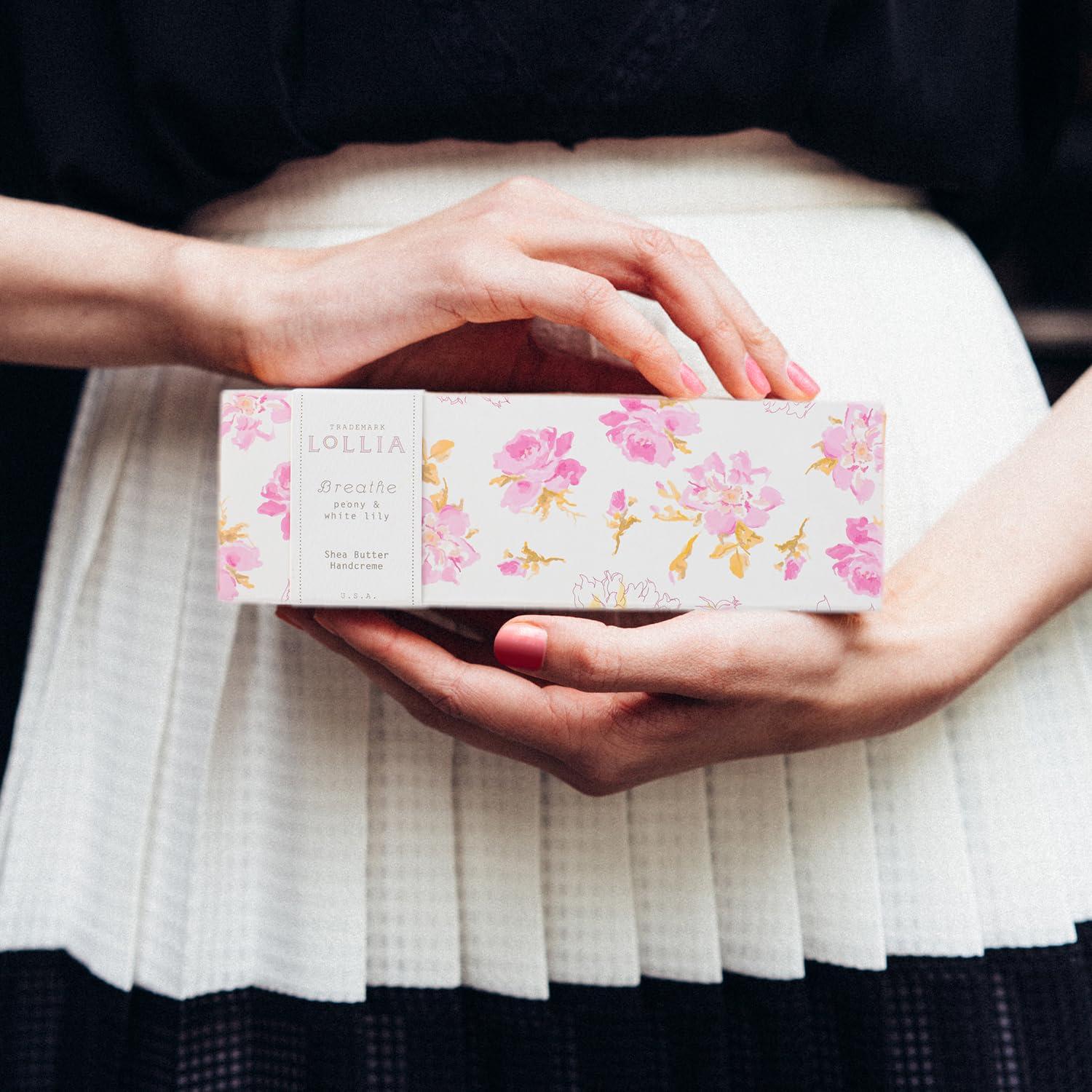 LOLLIA LOLLIA Handcreme, 4 oz Breath Scented Hand Cream for Women, Moisturizing Hand Lotion for Dry Hands, Shea Butter & Cocoa Butter, Quick Absorbing Lotion