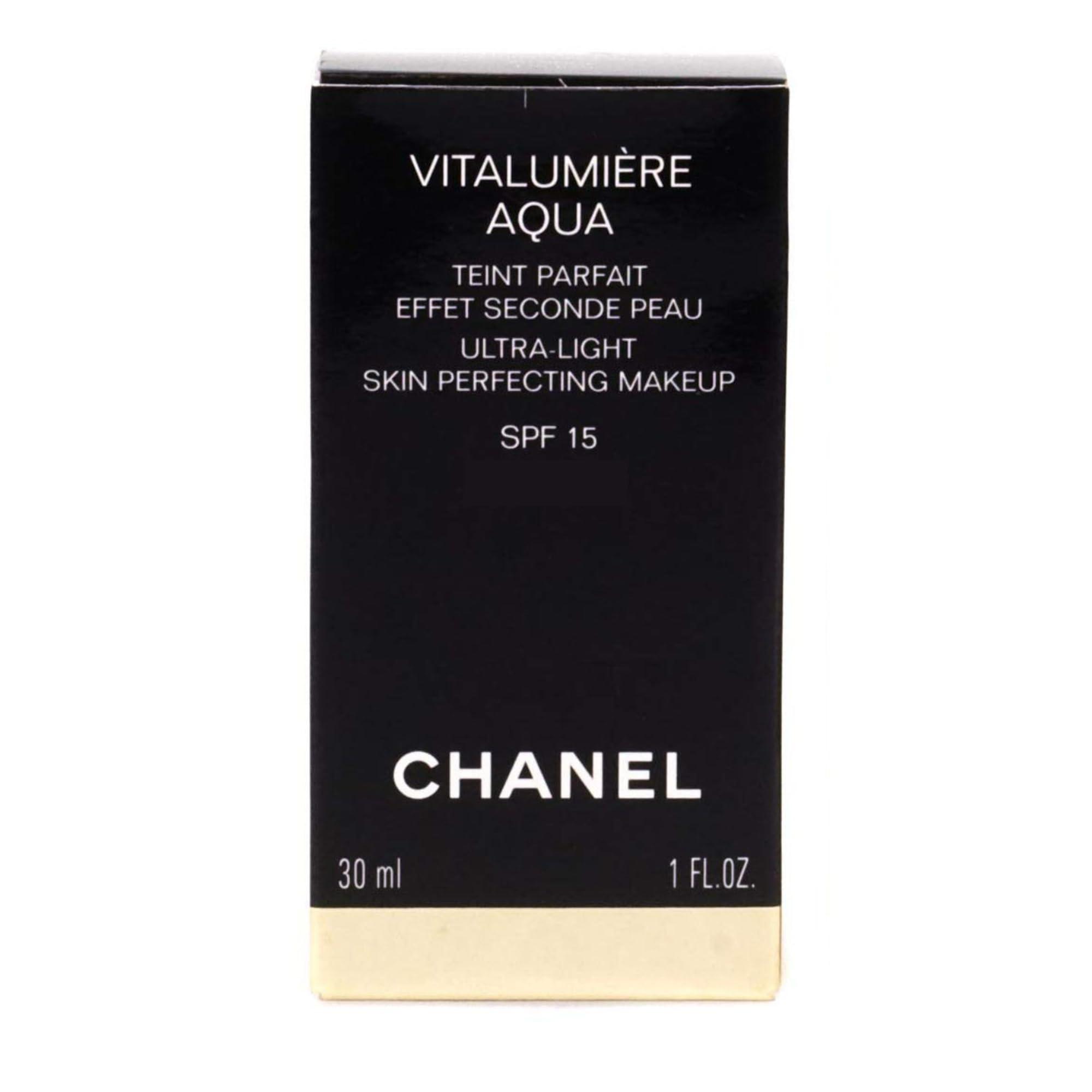 CHANEL Vitalumiere Aqua Ultra-Light Skin Perfecting Makeup SPF 15-40 Beige by Chanel for Women - 1 oz Makeup