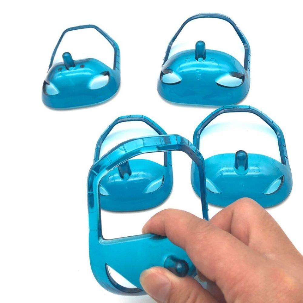 Sasha Square Sasha Square Goatee Shaper for Men, Beard Grooming Kit for Men, Barber Accessories, Beard Shaper for Men, Saves Time & Gives You Perfect Symmetric Beard (Blue)