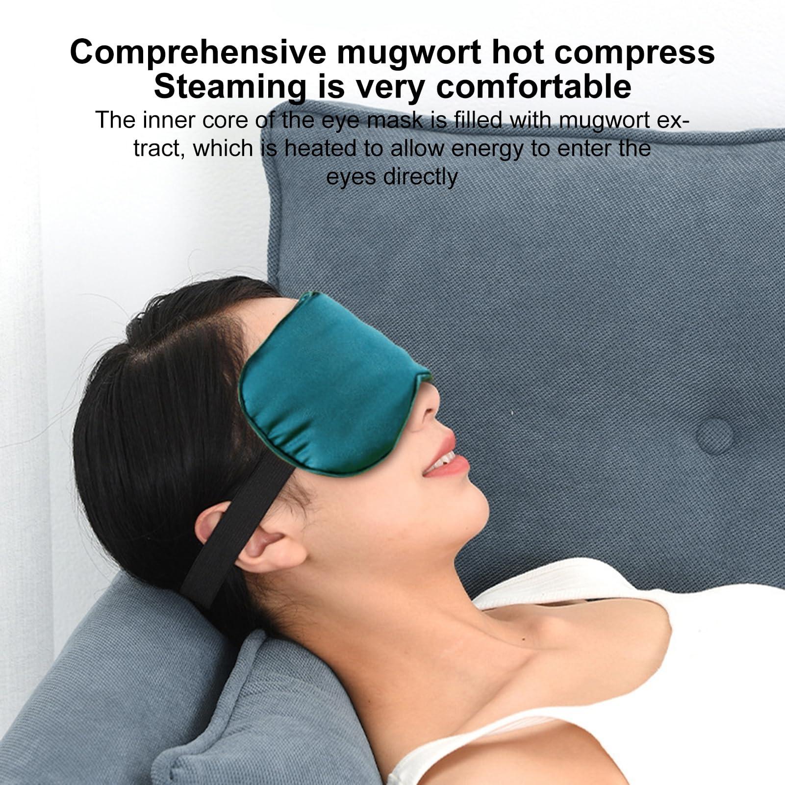 AOKID AOKID Heated Eye Patch,Warm Eye Patch,USB Electric Eye Heating Pad with Temperature & Timer Control, Dry Eye Patch for Dry Eyes for Relax & Reduce Eye Strain Dark Circle & Improve Sleep Dark Green