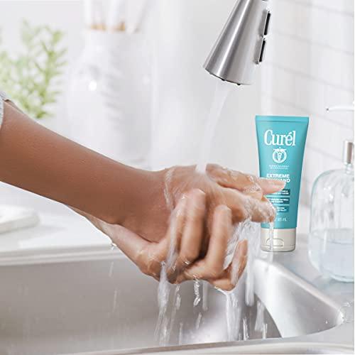 Curel Curel Extreme Dry Hand Dryness Relief, Travel Size Hand Cream, Easily Absorbed for Long-Lasting Relief after Washing Hands, with Eucalyptus Extract, 3 Ounces (Pack of 2)