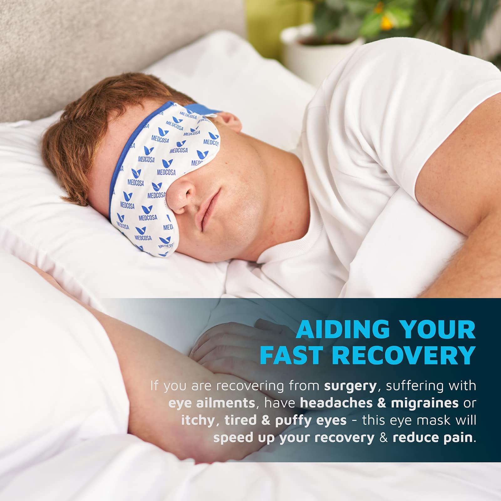 Medcosa Eye Mask for Dry Eyes | Warm Eye Compress | Natural Heat Eye Mask for Styes, Blepharitis, Tired Eyes & More by Medcosa