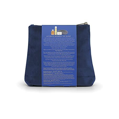 Aromatherapy Associates Aromatherapy Associates Ultimate Moment of Rest. Luxurious Holiday Gift Set Includes Deep Relax Bath and Shower Oil, Restful Mist, Body Butter and Eye Mask in a Velvet Bag (1 count)
