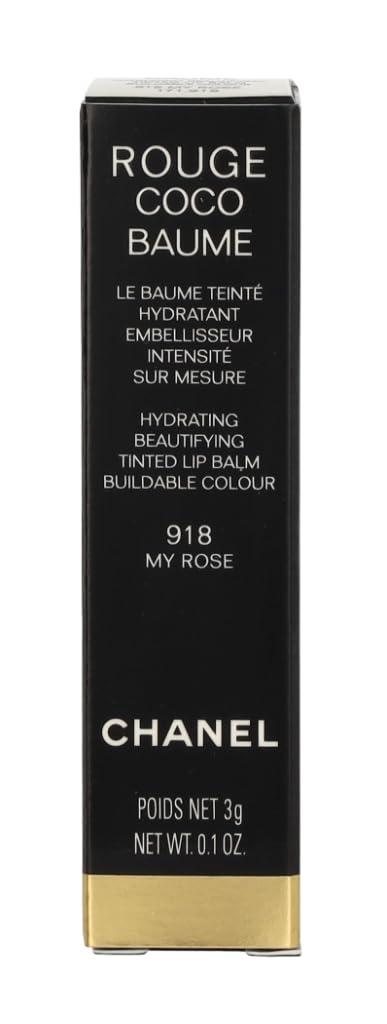 CHANEL Rouge Coco Baume Hydrating Beautifying Tinted - 918 My Rose by Chanel for Women - 0.11 oz Lip Balm