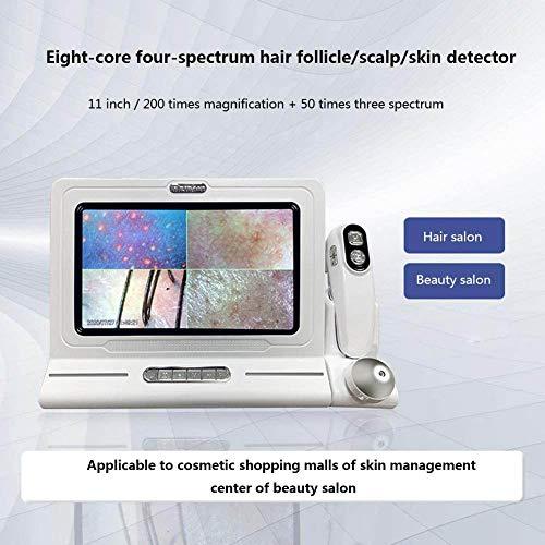 BIUYYY 11-inch Hair Tester, Skin Hair Scalp Detector Digital Microscope Skin Analyser for Skin Hair Care