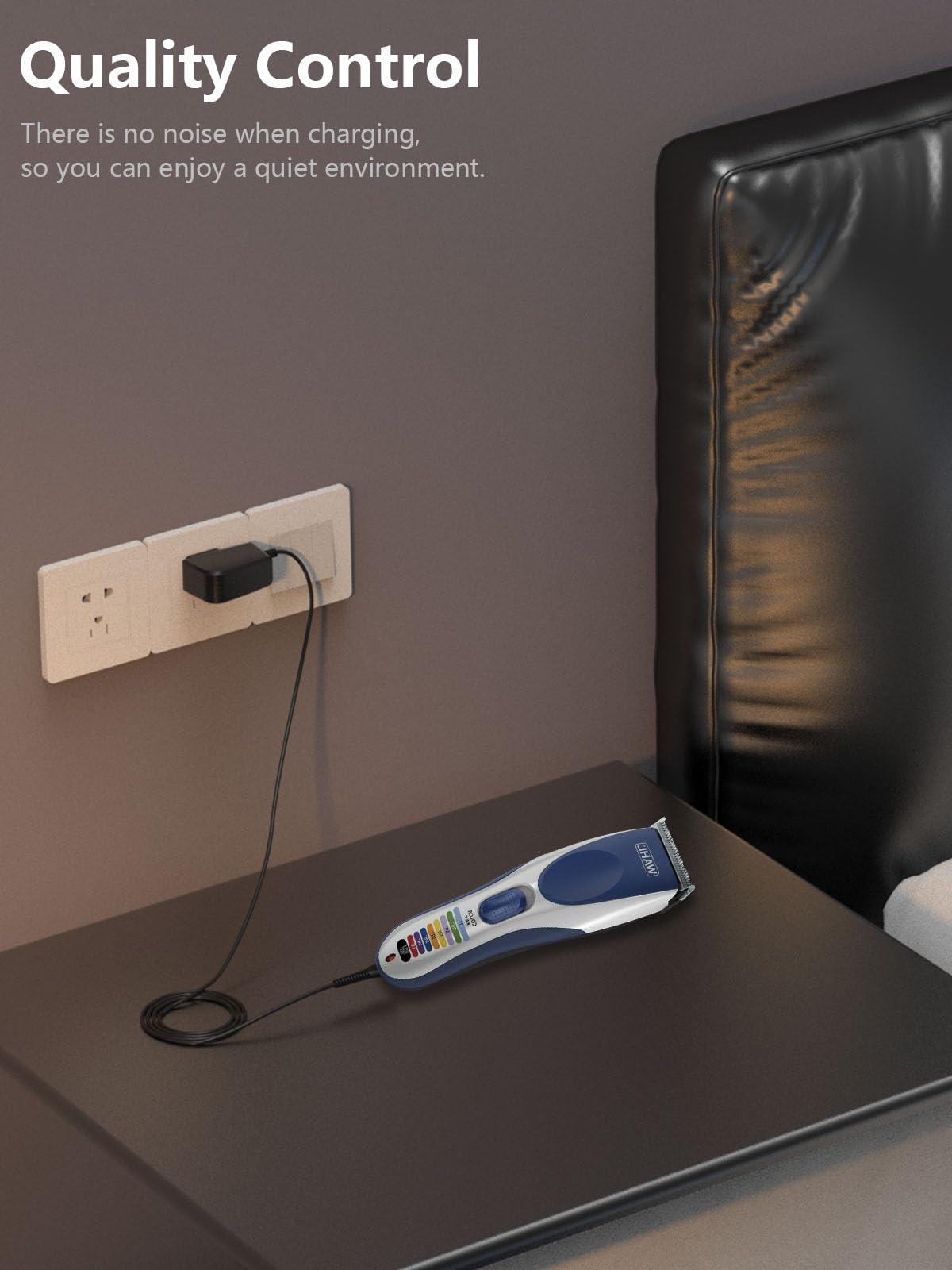 Mixyaceh Wahl Charger for Wahl 9649 Wahl Color Pro Cordless Rechargeable Hair Clipper & Trimmer Replacement Black 3.5V 1A Wahl Clipper Charger Cord Long 6FT- AC Adapter UL Listed