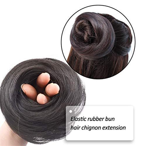 BBIDSW Natural Hair Chignon 30G Synthetic Donut Hair Bun Pad Popular High Side Bun Trendiest Updos For Medium Length Hair 6AH613