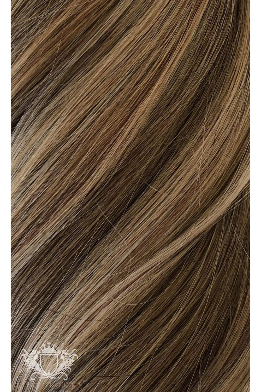 Foxy Locks Sunkissed - Volumizer 20\" Seamless Clip In Human Hair Extensions 60g