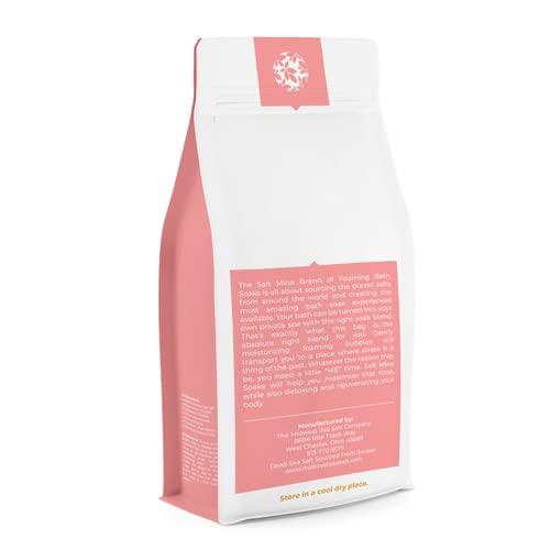 Midwest Sea Salt Company Spearmint Foaming Fine Grain (.3mm) Bath Salt Soak 10 lbs - Custom - Pink