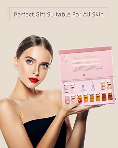 VOFEL BB Glow Starter Kit for Microneedling Serum Pigment Ampoule Skin Treatment Kits 0.27oz 24 Vials