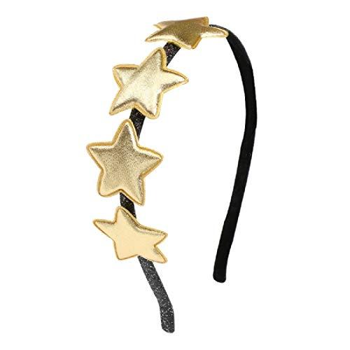 BPNHNA 3pcs Glitter Bow Cat Ears Headband Stars Hair Bands Elastic Hair Hoop for Women Girls Party Daily Hair Decor Accessories