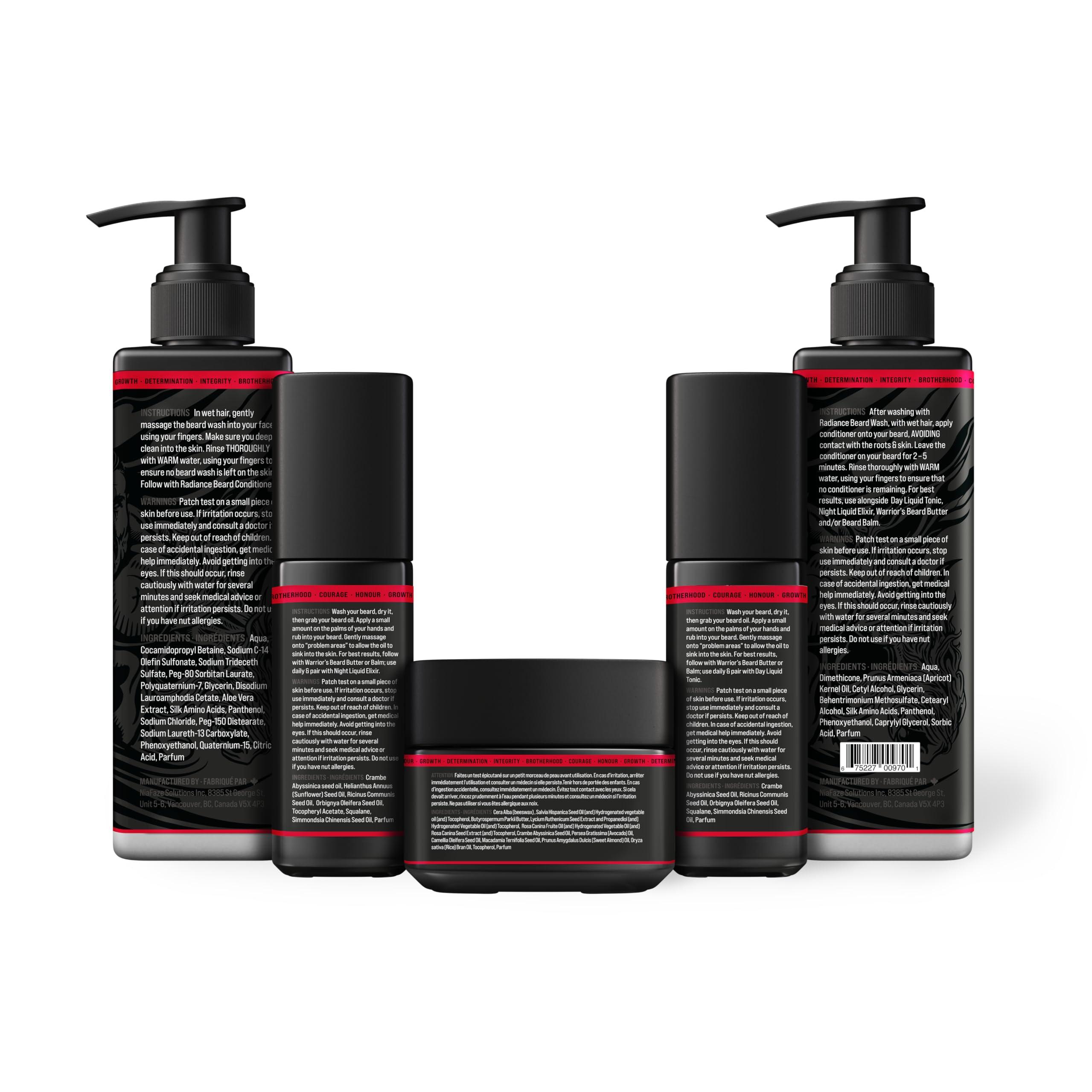 The Beard Struggle The Beast Beard Kit by Beard Struggle - Includes Beard Balm, Beard Wash, Beard Conditioner, Night & Day Beard Oil - Ragnarok Rising Eddie Hall Beast Line - Signature Edition - Beard Care Kit for Men