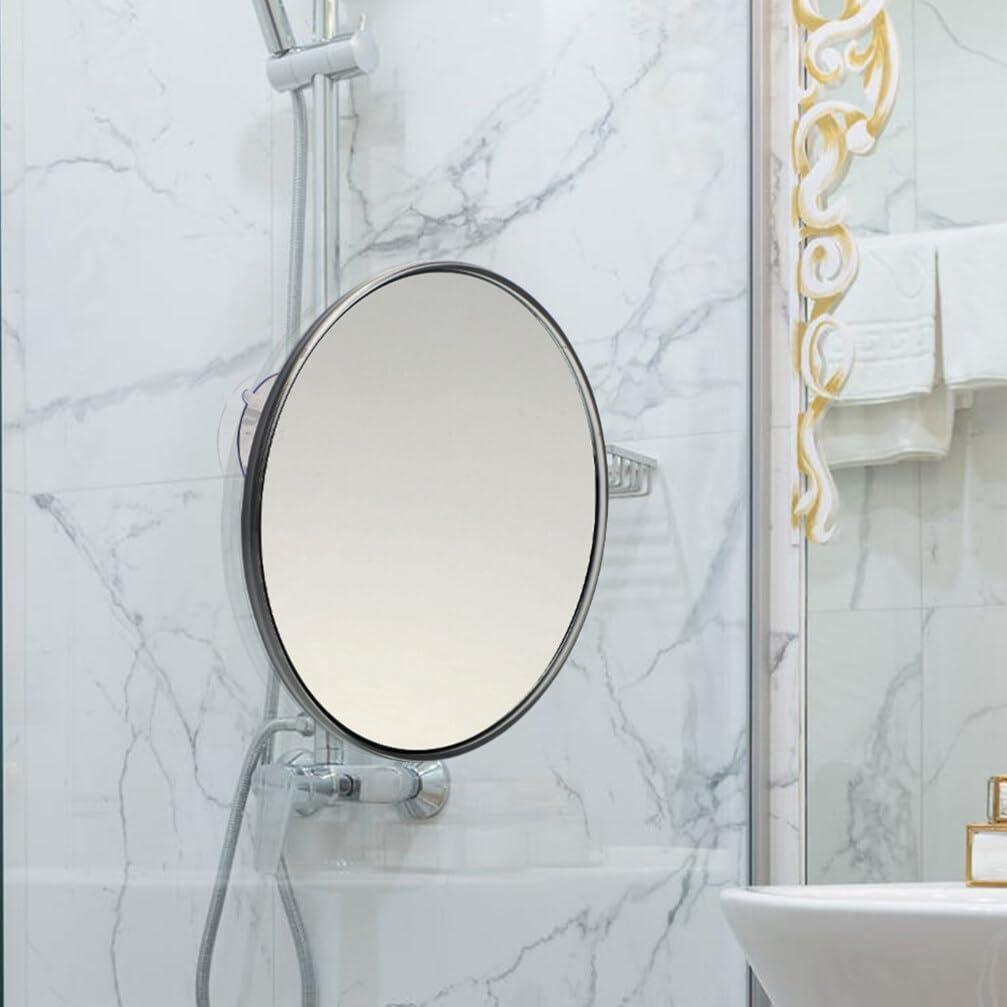 Healvian Healvian 30X Magnifying Mirror Suction Cup, Magnified Mirror for Easy Mounting Makeup Mirror, Travel Stick on Shower Mirror for Plucking Eyebrows