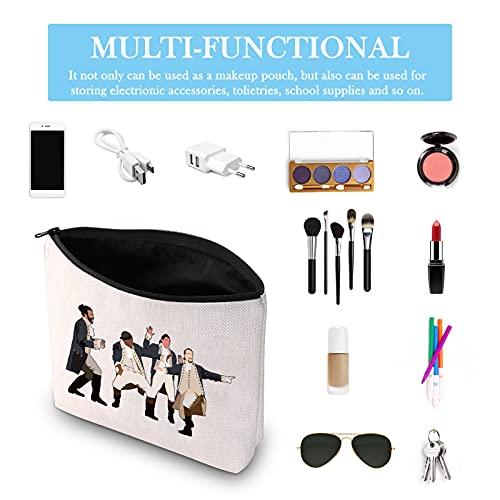 GJTIM GJTIM Hamlton Gift Broadway Musical Theatre Makeup Bag Accessory Zipper Pouch for Fans (Hamilton Musical Makeup)